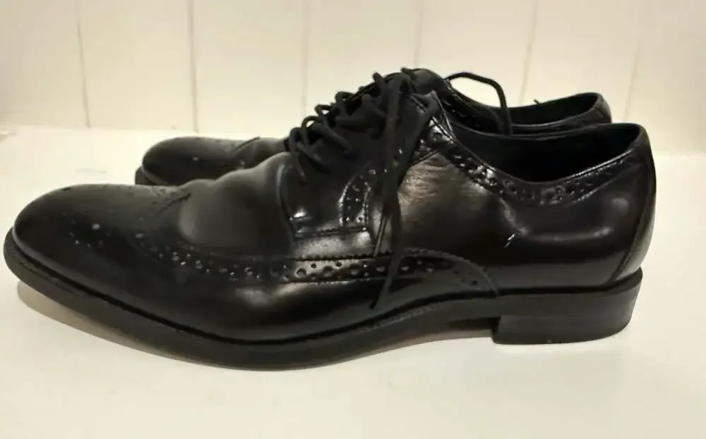 Stacy Adams Black Wingtip Dress Shoes